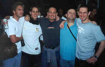 Pierre, Jaco, Dirk, Koos and Johnny at Springbok Nude Girls Show