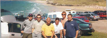 Marcl, Carl, Dirk, Jaco, Pierre and Koos in Newque